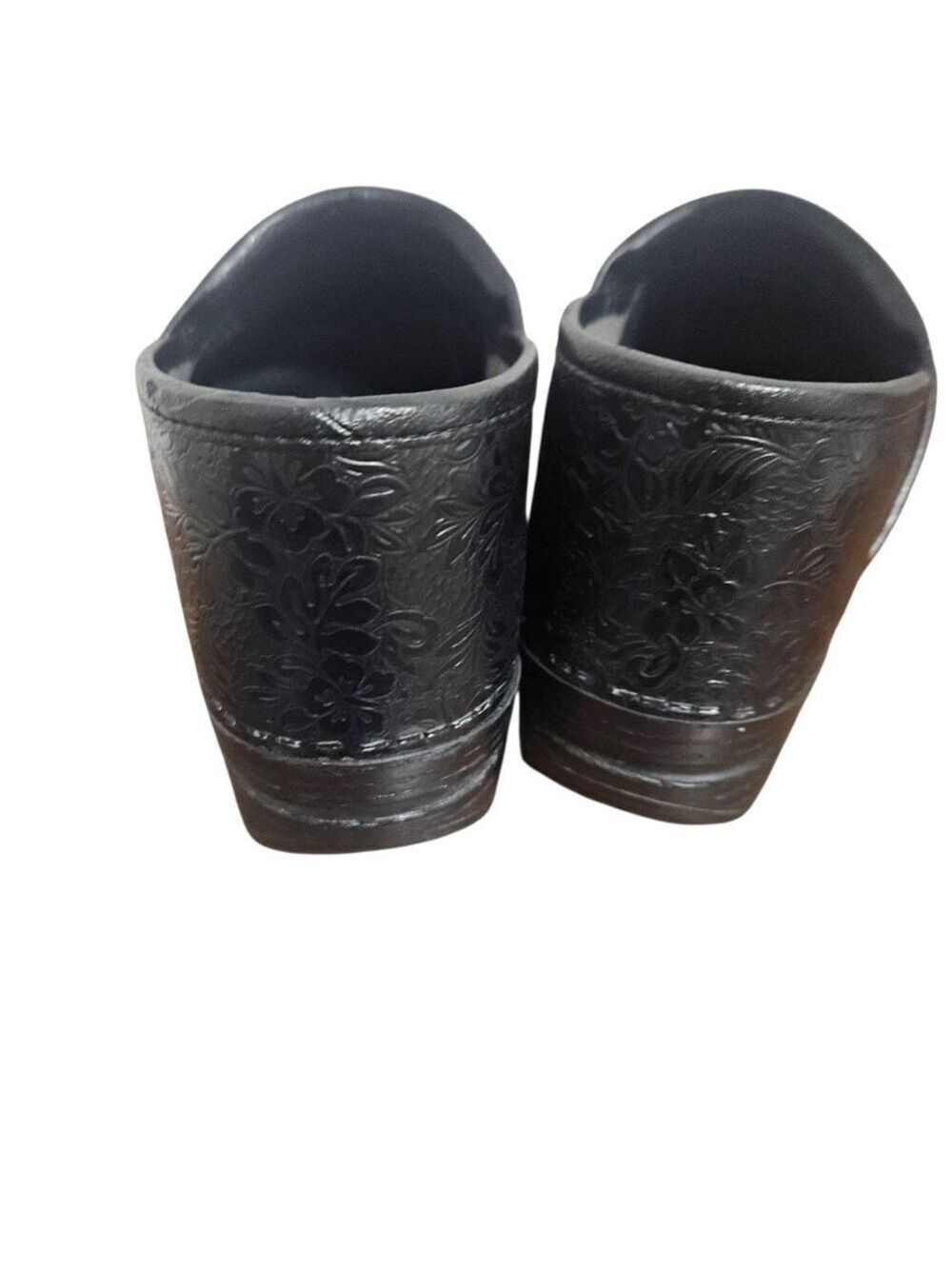 DANSKO Women's Professional Tooled Black Clogs Sz 39 - Picture 4 of 9